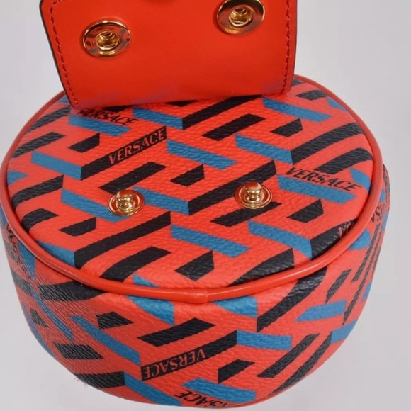 Versace La Greca Round Pouch - Picture 3 of 7